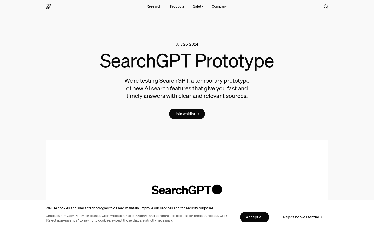 SearchGPT有哪些功能免费吗？OpenAI全新AI搜索功能怎么使用方法详细教程指南
